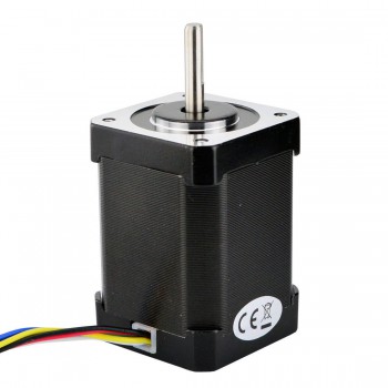 Nema 17 Stepper Motor Unipolar 1.8 Deg 65Ncm (92oz.in) 1.2A 7.2V 42x42x60mm 6 Wires