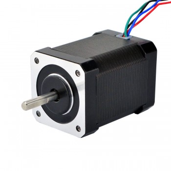 Nema 17 Stepper Motor Bipolar 1.8 Degree 65Ncm (92oz.in) 2.1A 3.36V 42x42x60mm 4 Wires Extruder Motor(17HS24-2104S)