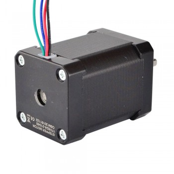 Nema 17 Stepper Motor Bipolar 1.8 Degree 65Ncm (92oz.in) 2.1A 3.36V 42x42x60mm 4 Wires Extruder Motor(17HS24-2104S)