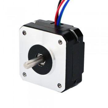 Nema 17 Stepper Motor Bipolar 0.9 Deg 11Ncm (15.6oz.in) 1.2A 3.6V 42x42x21mm 4 Wires