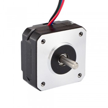 Nema 17 Stepper Motor Bipolar 0.9 Deg 11Ncm (15.6oz.in) 1.2A 3.6V 42x42x21mm 4 Wires