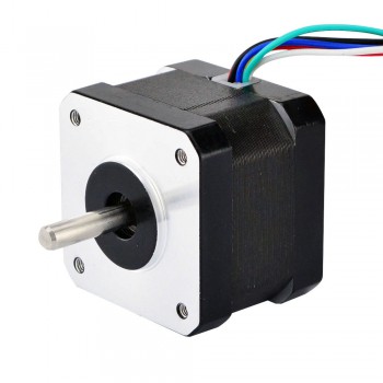 Nema 17 Stepper Motor Unipolar 0.9 Deg 16Ncm (22.7oz.in) 0.3A 12V 42x42x34mm 6 Wires