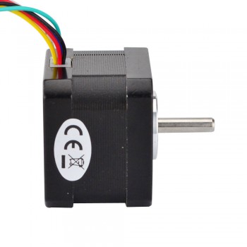 Nema 17 Stepper Motor Unipolar 0.9 Deg 16Ncm (22.7oz.in) 0.3A 12V 42x42x34mm 6 Wires