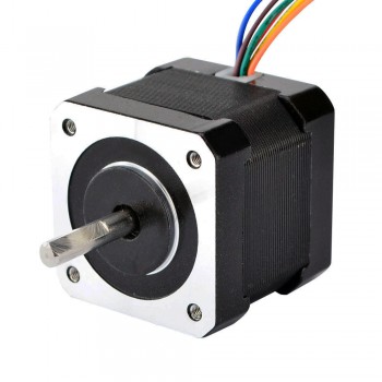 Nema 17 Stepper Motor Unipolar 0.9 Deg 26Ncm (36.8oz.in) 0.4A 12V 42x42x39mm 6 Wires