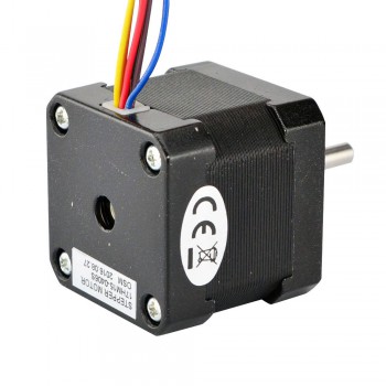 Nema 17 Stepper Motor Unipolar 0.9 Deg 26Ncm (36.8oz.in) 0.4A 12V 42x42x39mm 6 Wires