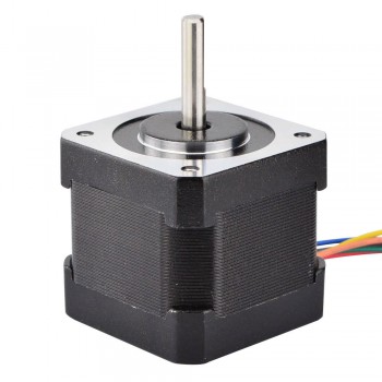 Nema 17 Stepper Motor Unipolar 0.9 Deg 26Ncm (36.8oz.in) 0.4A 12V 42x42x39mm 6 Wires