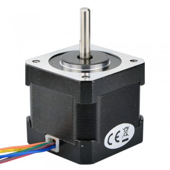 Nema 17 Stepper Motor Unipolar 0.9 Deg 26Ncm (36.8oz.in) 0.4A 12V 42x42x39mm 6 Wires