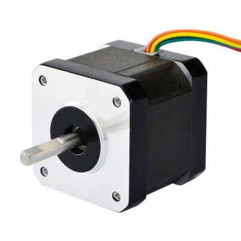 Nema 17 Stepper Motor Unipolar 0.9 Deg 26Ncm (36.8oz.in) 0.4A 12V 42x39mm 6 Wires