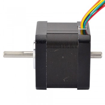 Nema 17 Stepper Motor Unipolar 0.9 Deg 26Ncm (36.8oz.in) 0.4A 12V 42x39mm 6 Wires