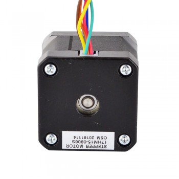 Nema 17 Stepper Motor Unipolar 0.9 Degree 26Ncm (36.8oz.in) 0.8A 6V 42x42x39mm 6 Wires