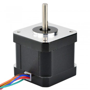 Nema 17 Stepper Motor Unipolar 0.9 Degree 26Ncm (36.8oz.in) 0.8A 6V 42x42x39mm 6 Wires