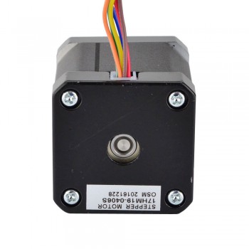 Nema 17 Hybrid Stepper Motor Unipolar 0.9 Deg 32Ncm (45.3oz.in) 0.4A 12V 42x42x48mm 6 Wires