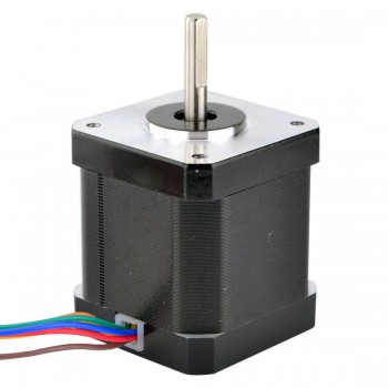 Nema 17 Hybrid Stepper Motor Unipolar 0.9 Deg 32Ncm (45.3oz.in) 0.4A 12V 42x42x48mm 6 Wires