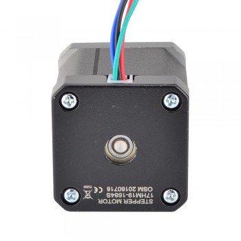 Nema 17 Stepper Motor Bipolar 0.9 Deg 44Ncm (62.3oz.in) 1.68A 2.8V 42x42x47mm 4 Wires