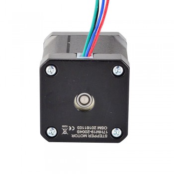 Nema 17 Stepper Motor Bipolar 0.9 Deg 46Ncm 2A 2.8V 42x42x48mm 4 Wires(17HM19-2004S)