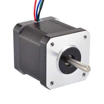 Nema 17 Stepper Motor Bipolar 0.9 Deg 46Ncm 2A 2.8V 42x42x48mm 4 Wires(17HM19-2004S)