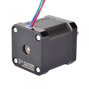 STEPPERONLINE Nema 17 Stepper Motor - 0.9 Degree, 0.9A, 36Ncm Torque For DIY Projects