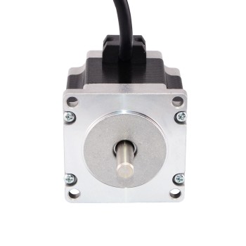 Dual Shaft Nema 23 Stepper Motor Bipolar 0.9 Deg 0.9Nm (127.5oz.in) 0.38A 57x57x51mm 4 Wires