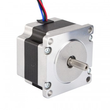 Dual Shaft Nema 23 Stepper Motor Bipolar 1.8 Deg 0.55Nm (78oz.in) 2.8A 2V 57x57x41mm 4 Wires