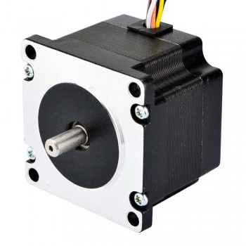 Nema 23 Stepper Motor Bipolar 1.8 Deg 0.6Nm (85oz.in) 1.4A 4.1V 57x57x44mm 8 Wires