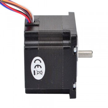 Nema 23 Stepper Motor Bipolar 1.8 Deg 0.6Nm (85oz.in) 1.4A 4.1V 57x57x44mm 8 Wires