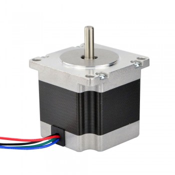 Nema Size 23 Stepper Motor Bipolar 1.8 Deg 0.9 Nm (127.5oz.in) 2A 3.6V 57x57x52mm 4 Wires