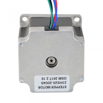 Nema Size 23 Stepper Motor Bipolar 1.8 Deg 0.9 Nm (127.5oz.in) 2A 3.6V 57x57x52mm 4 Wires