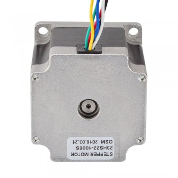 Nema 23 Stepper Motor Unipolar 1.8 deg 90Ncm (127.5oz.in) 1A 7.4V 57x57x56mm 6 Wires