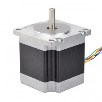 Nema 23 Stepper Motor Unipolar 1.8 deg 90Ncm (127.5oz.in) 1A 7.4V 57x57x56mm 6 Wires