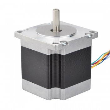 Nema 23 Stepper Motor Unipolar 1.8 Deg 90Ncm (127.5oz.in) 1A 7.4V 57x57x56mm 6 Wires