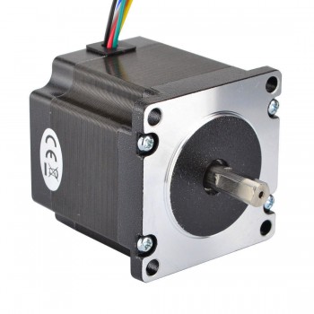 Dual Shaft Nema 23 Stepper Motor Unipolar 1.8 Deg 90Ncm (127.5oz.in) 1A 7.4V 57x56mm 6 Wires