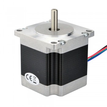 Nema 23 Stepper Motor Bipolar 1.8 Deg 1.16Nm (164.3oz.in) 1.5A 5.4V 57x57x56mm 4 Wires