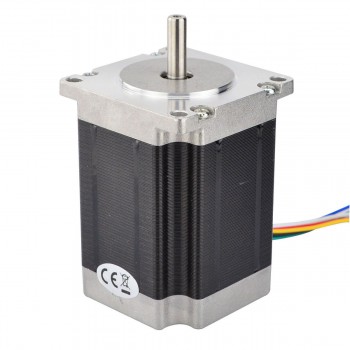 Nema 23 Stepper Motor Unipolar 1.8 Deg 1.35Nm (191.2oz.in) 1A 8.6V 57x57x76mm 6 Wires