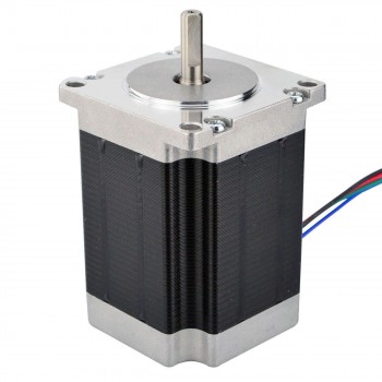 Nema 23 Stepper Motor Bipolar 1.8 Deg 1.9Nm (269oz.in) 2.8A 3.2V 57x57x76mm 4 Wires (23HS30-2804S)