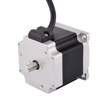 Dual Shaft Nema 23 Stepper Motor Bipolar 1.26Nm (178.4oz.in) 2.8A 2.5V 57x57x56mm 4 Wires