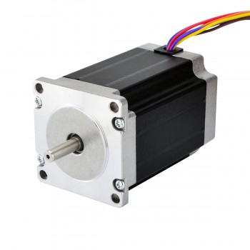 Nema 23 Stepper Motor Bipolar 1.8 Deg 2.83Nm (400 oz.in) 4A 2.26V 57x57x84mm 8 Wires