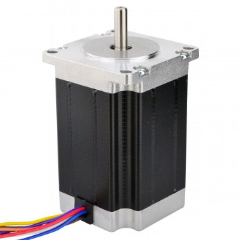 Nema 23 Stepper Motor Bipolar 1.8 Deg 2.83Nm (400 oz.in) 4A 2.26V 57x57x84mm 8 Wires