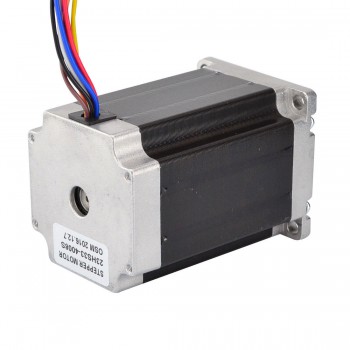 Nema 23 Stepper Motor Bipolar 1.8 Deg 2.83Nm (400 oz.in) 4A 2.26V 57x57x84mm 8 Wires