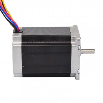 Nema 23 Stepper Motor Bipolar 1.8 Deg 2.83Nm (400 oz.in) 4A 2.26V 57x57x84mm 8 Wires