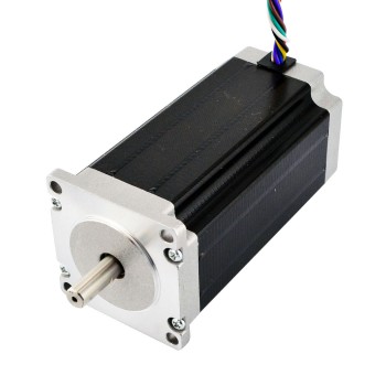 Dual Shaft Nema 23 Stepper Motor Bipolar 1.8 Deg 2.5Nm (354oz.in) 3A 57x57x114mm 8 Wires