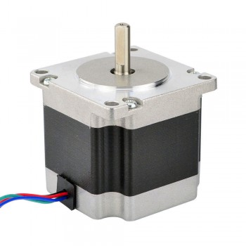 Nema 23 Stepper Motor Bipolar 0.9 Deg 1.26Nm (178.4oz.in) 2.8A 2.5V 57x57x56mm 4 Wires