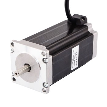 Dual Shaft Nema 23 Stepper Motor Bipolar 3Nm (425oz.in) 3.78V 4.2A 57x57x114mm 4 Wires