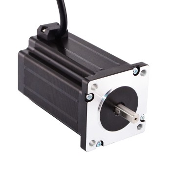 Dual Shaft Nema 24 Stepper Motor 1.8 Degree 4.2A 4Nm (566 oz.in) 2.96V 60x60x100mm 4 Wires