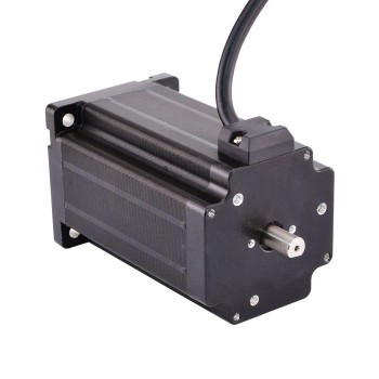 Dual Shaft Nema 24 Stepper Motor 1.8 Degree 4.2A 4Nm (566 oz.in) 2.96V 60x60x100mm 4 Wires