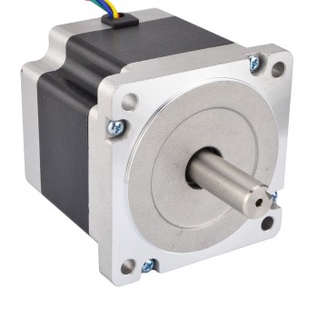 Nema 34 CNC Stepper Motor Bipolar 1.8 Deg 4.5Nm (637oz.in) 2.2V 5.5A 86x86x80mm Key-way Shaft