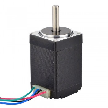 Small Nema 11 Stepper Motor Bipolar 1.8 Deg 9.5Ncm (13.5oz.in) 0.67A 4.6V 28x28x45mm 4 Wires