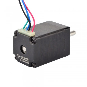 Small Nema 11 Stepper Motor Bipolar 1.8 Deg 9.5Ncm (13.5oz.in) 0.67A 4.6V 28x28x45mm 4 Wires