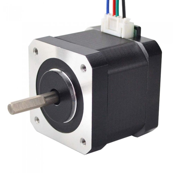 Nema 17 Stepper Motor 1.5A 12V 63.74oz.in 4-Lead 39mm Body W/ 1m Cable and Connector for DIY CNC/ 3D Printer/Extruder