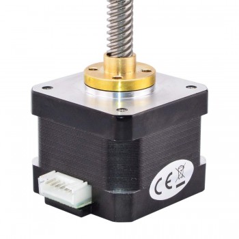 Nema 17 Economy Linear Stepper Motor External 1.8 Deg Lead Screw 32mm for DIY 3D Printer Kits