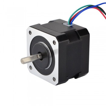 Nema 17 Bipolar Stepper Motor 12V 1.8 Degree 26Ncm (36.8oz.in) 0.4A 42x42x34mm 4 Wires